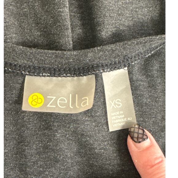 Zella Gwen Sleeveless Knit Jumpsuit in Gray Dark Heather Athleisure XS - Picture 5 of 9